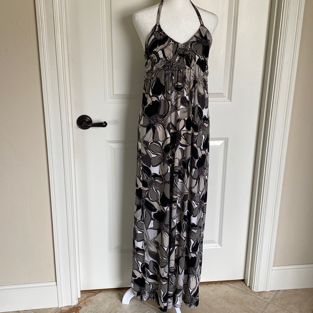 ELLE - Maxi Halter Floral Dress  - Size M